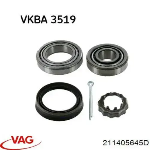 Купити 211405645D VAG Передній підшипник колеса