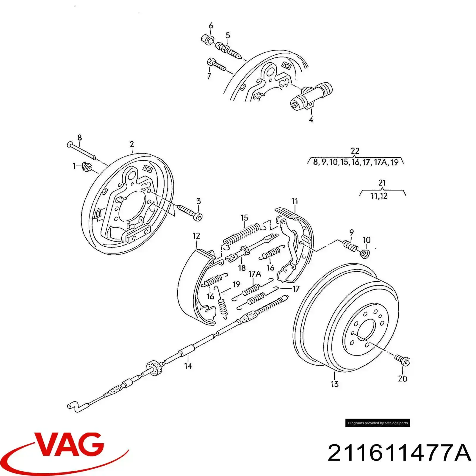 Купити 211611477A VAG 
