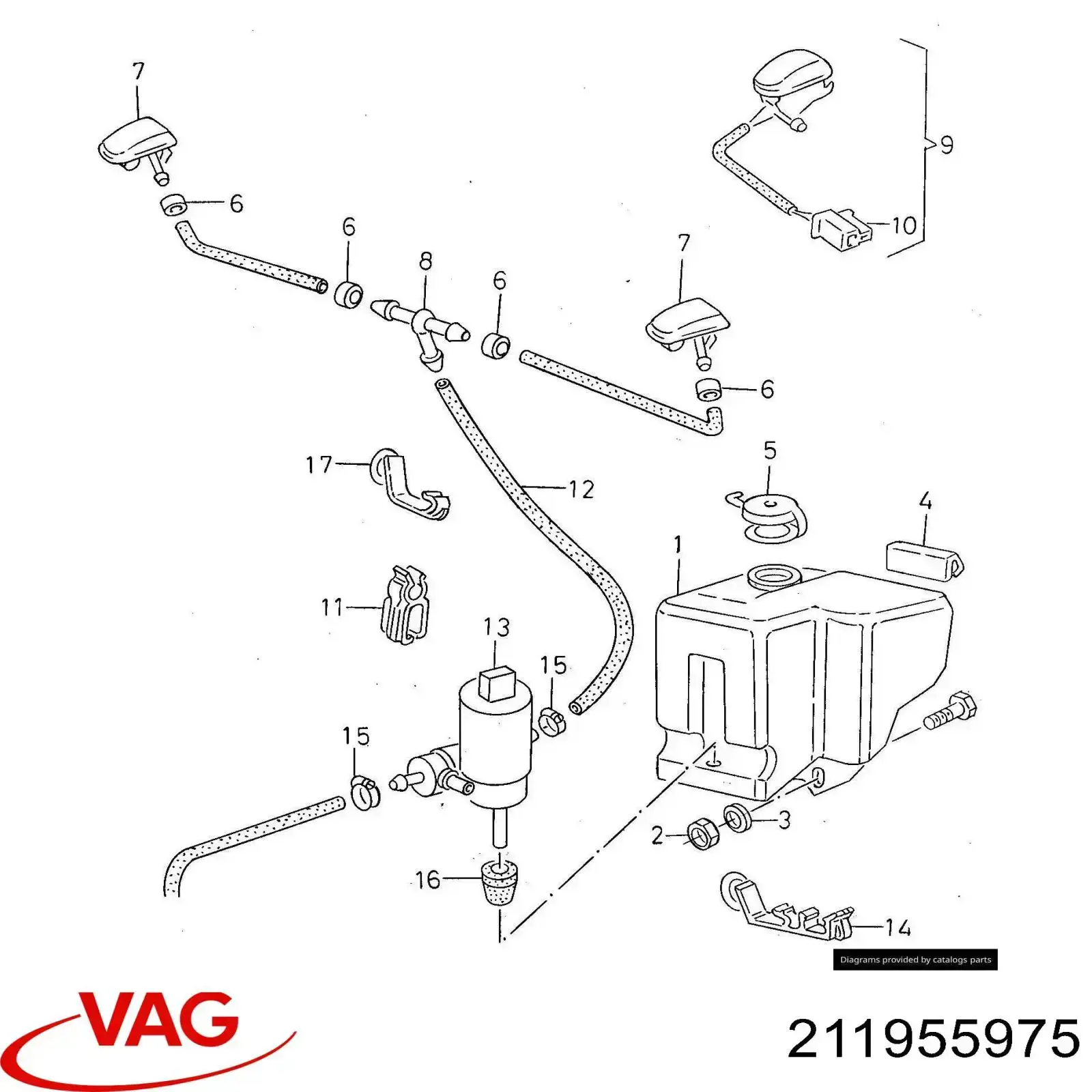  VAG T00955975 ціна, від 0.32 USD