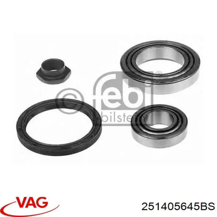 Підшипник ступиці 251405645BS VAG