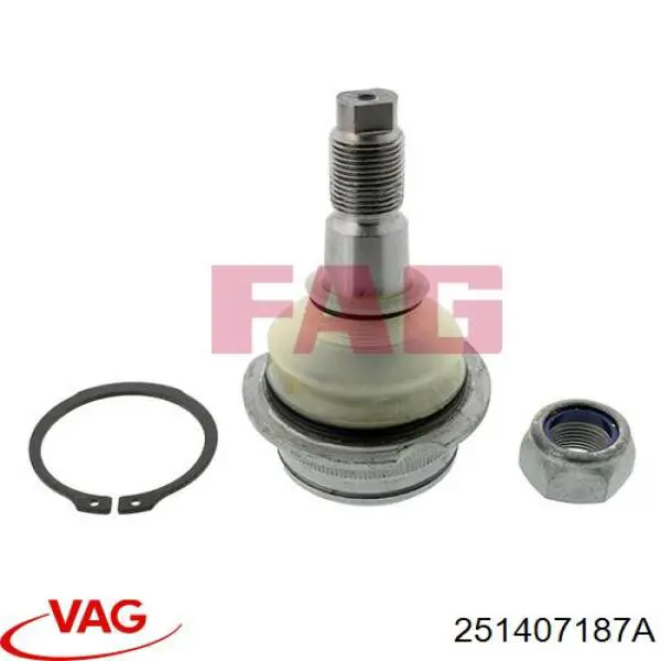 Кульова опора, нижня VAG 251407187A ціна, від 11.99 USD