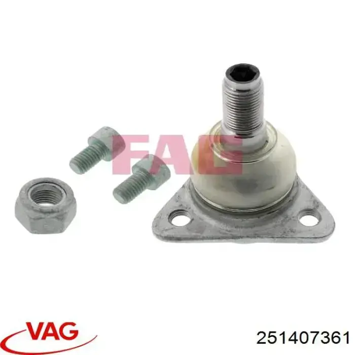 Купити 251407361 VAG Кульова опора, верхня