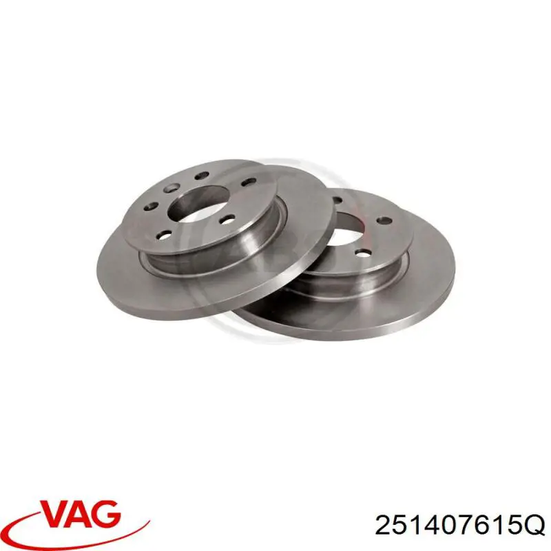 251407615Q VAG Гальмо дискове переднє