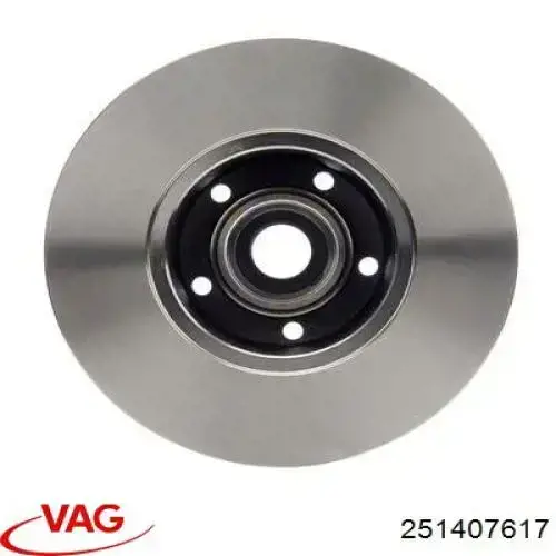 Диск переднього гальма VAG 251407617 ціна, від 48.08 USD