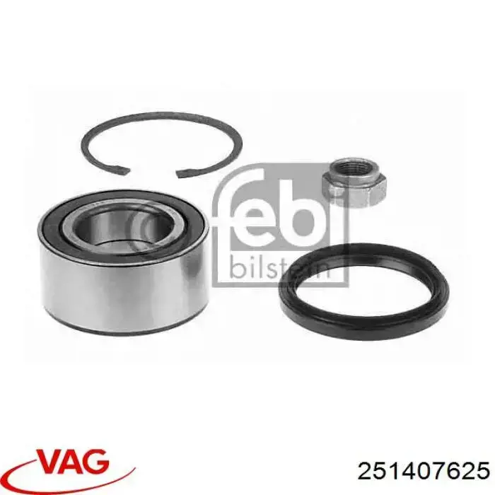 251407625 VAG Підшипник маточини передньої