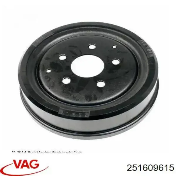 Барабан гальмівний задній 251609615 VAG