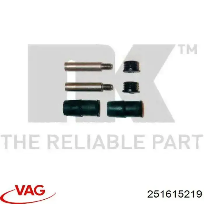 Направляюча супорту переднього VAG 251615219 ціна, від 7.32 USD