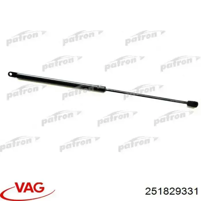 251829331 VAG Амортизатор кришки багажника / двері 3/5-ї задньої