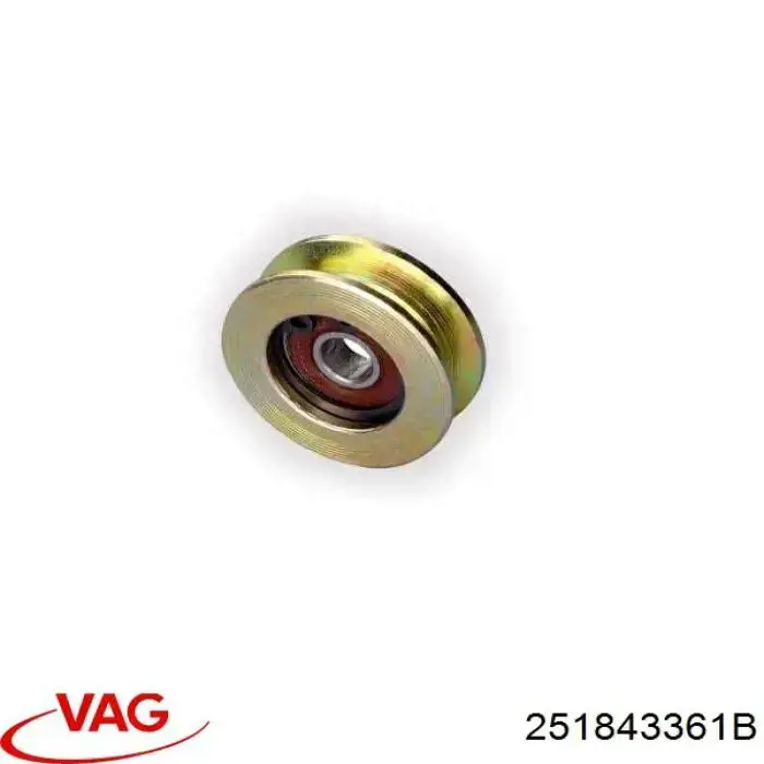 Ролик дверей бічних/зсувних, ремкомплект VAG 251843361B ціна, від 6.32 USD