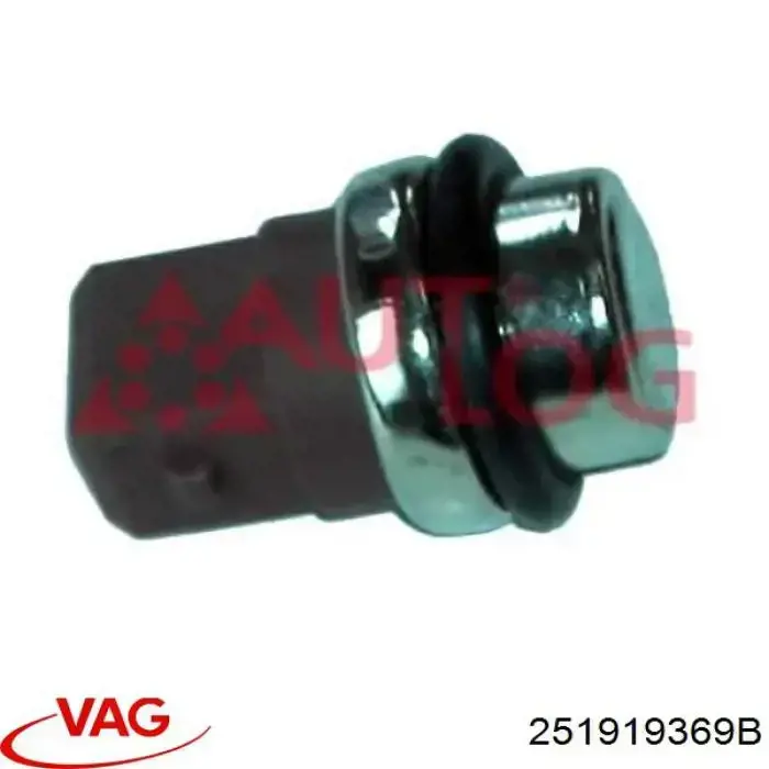 Термодатчик охолоджуючої рідини VAG 251919369B ціна, від 4.76 USD