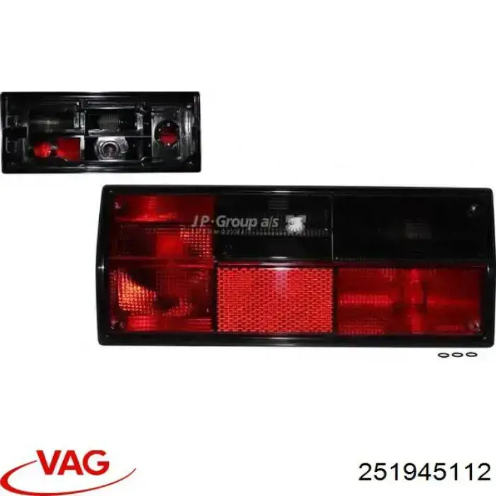 Задні ліхтарі Volkswagen Transporter T3 фургон (24, 25, 251) (1979 - 1992) ціна, від 21.28 USD