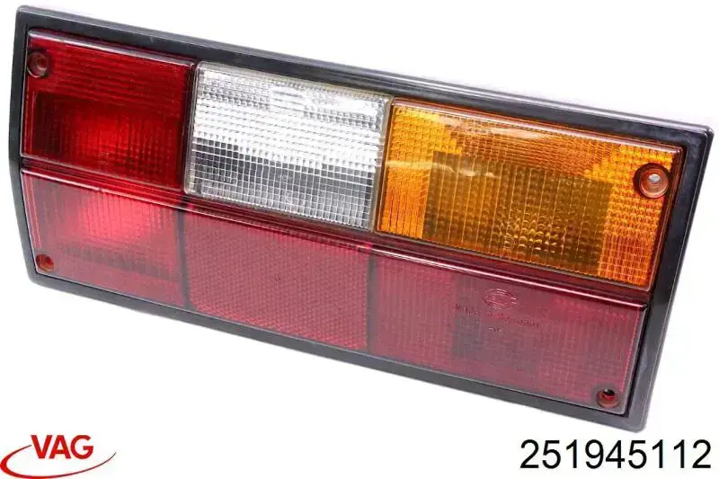 Ліхтар задній правий на Volkswagen Transporter T3 24, 25, 251