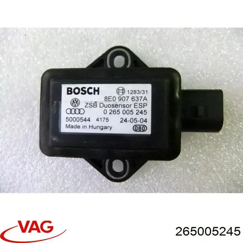 Датчик поперечного прискорення (ESP) VAG 265005245 ціна, від 3.31 USD