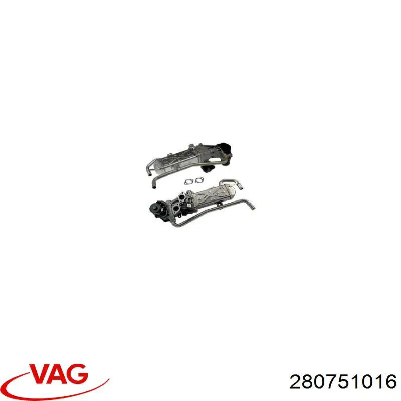 Купити 280751016 VAG Радіатор системи EGR рециркуляції вихлопних газів