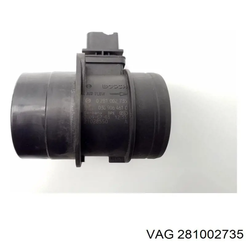 Датчик масової витрати повітря VAG 281002735 ціна, від 12.67 USD
