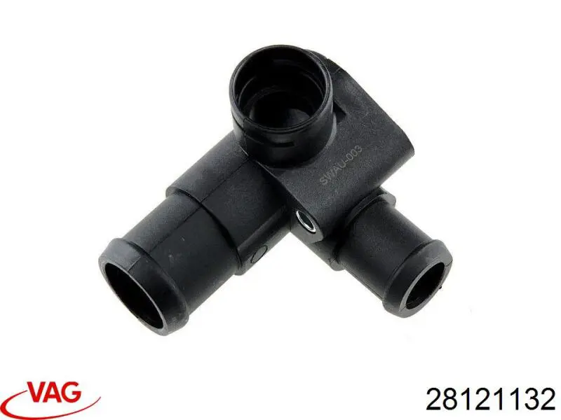 Фланець системи охолодження (трійник) VAG 28121132 ціна, від 2.82 USD