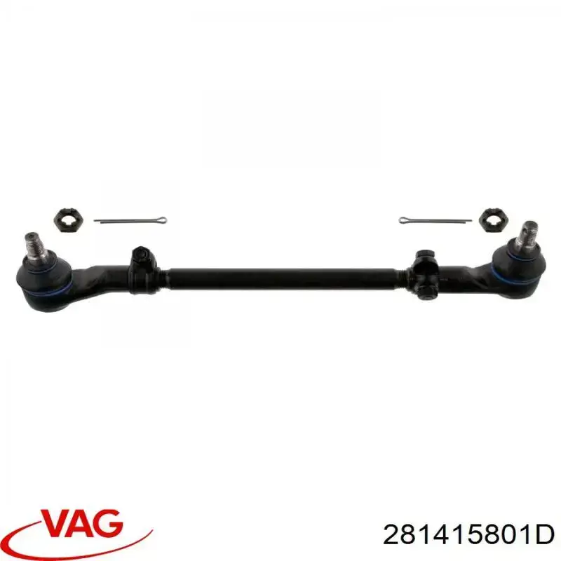 Купити 281415801D VAG Тяга рульова в зборі, ліва