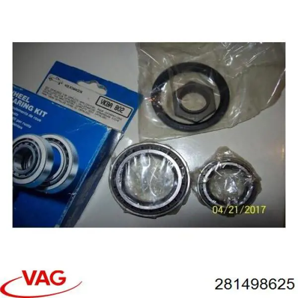 Купити 281498625 VAG Підшипник ступиці передньої
