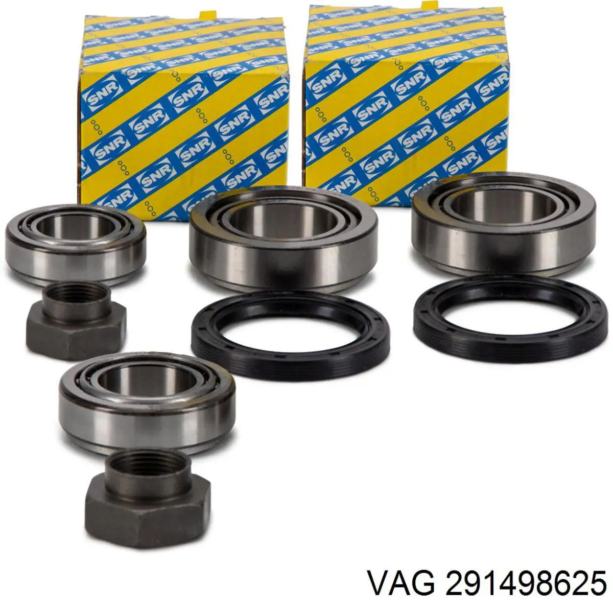 Комплект підшипник маточини передньої VAG 291498625 ціна, від 16.94 USD