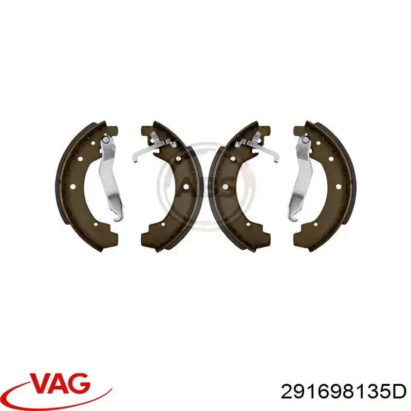 Купити 291698135D VAG Колодки гальмові задні, барабанні