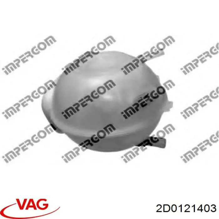 2D0121403 VAG Розширювальний бачок охолодження