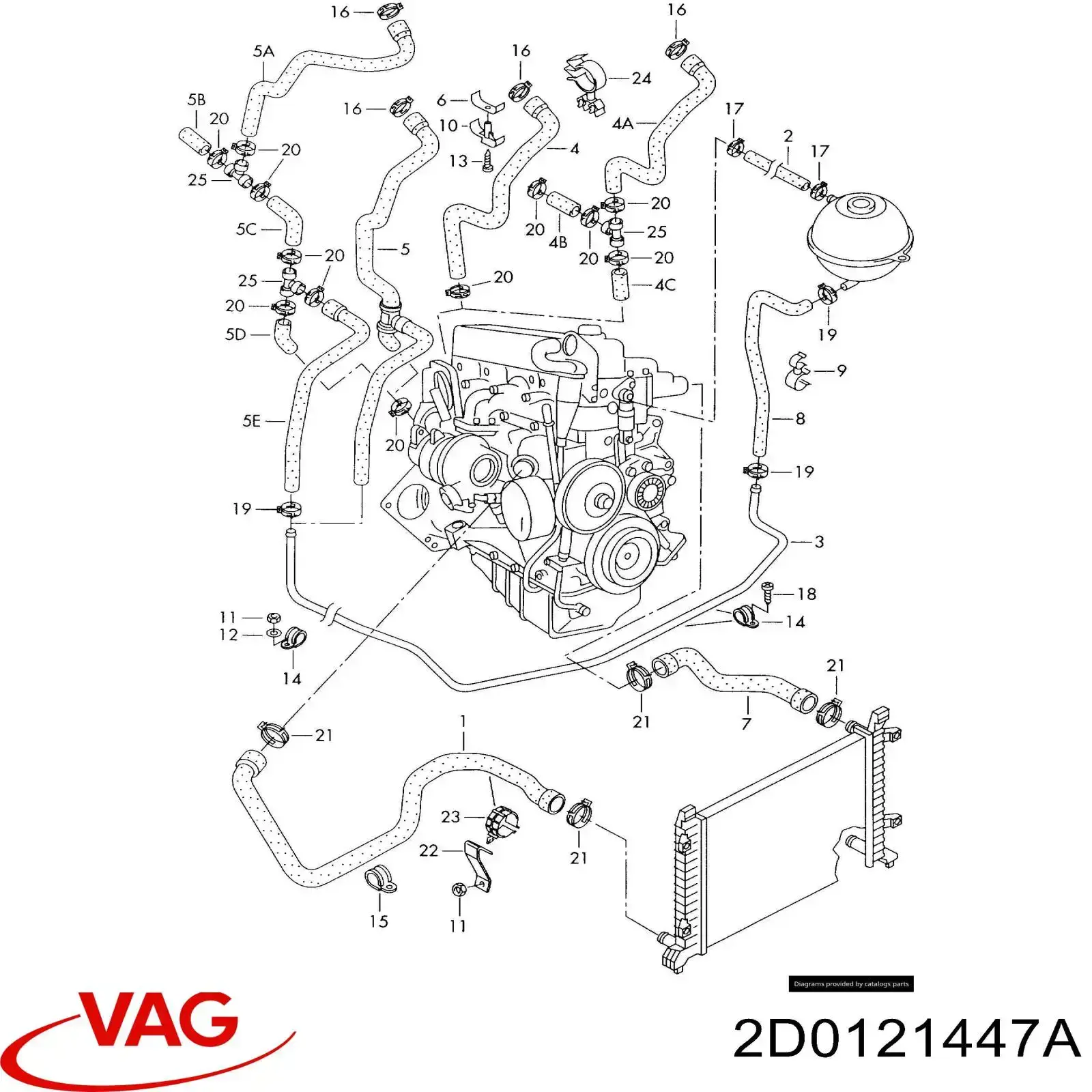 2D0121447A VAG 