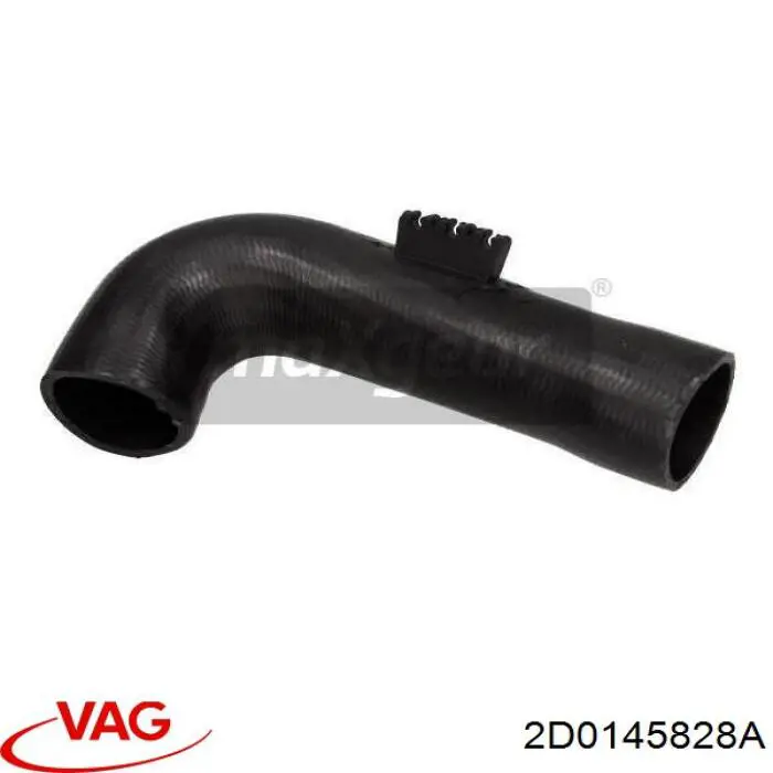 Патрубок повітряний, вихід з турбіни (наддув) 2D0145828A VAG