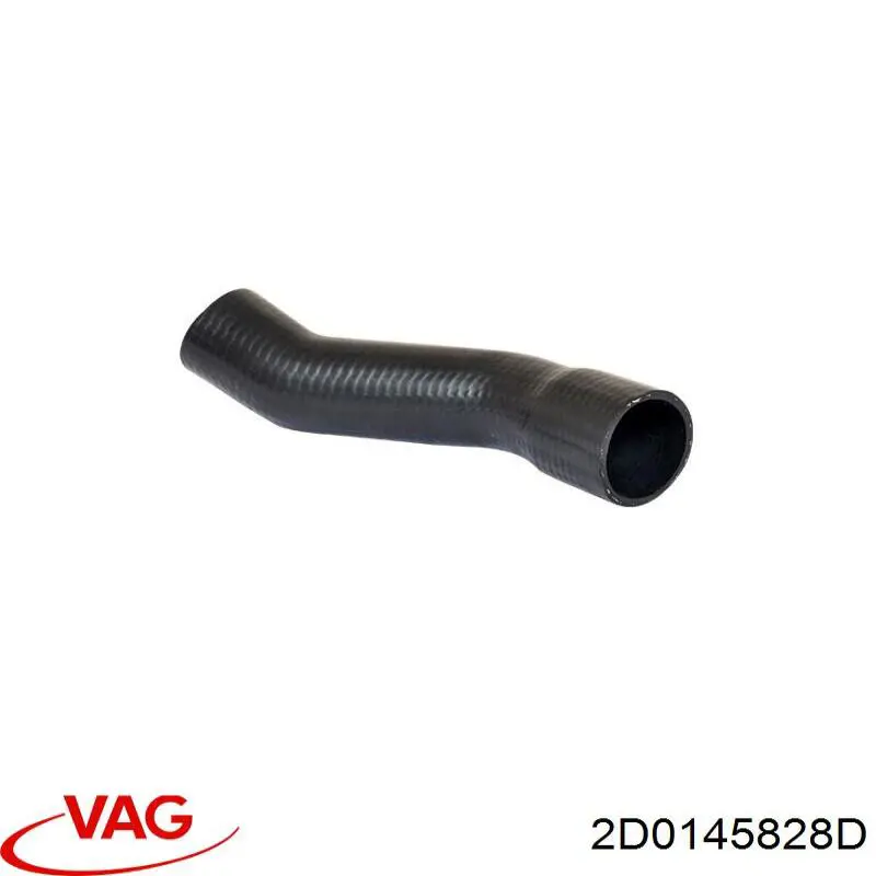Патрубок повітряний, вихід з турбіни (наддув) 2D0145828D VAG
