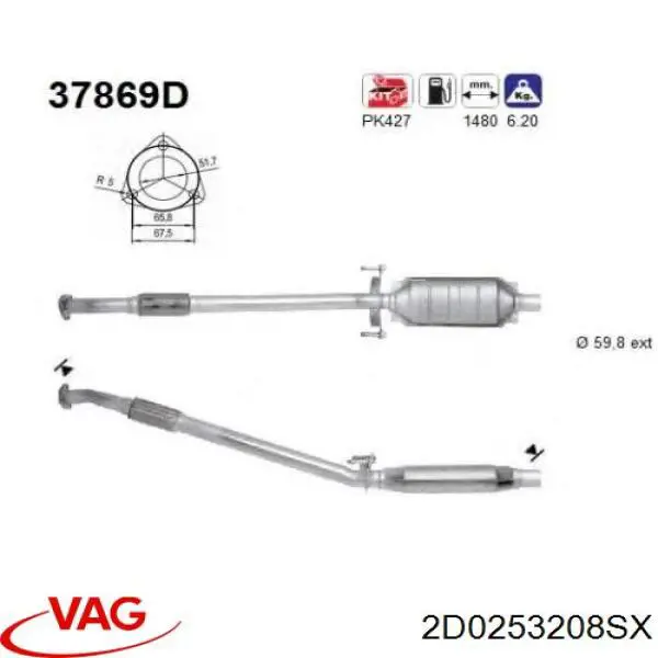  2D0253208LX VAG