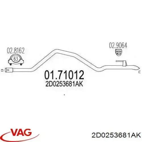  2D0253681AK VAG