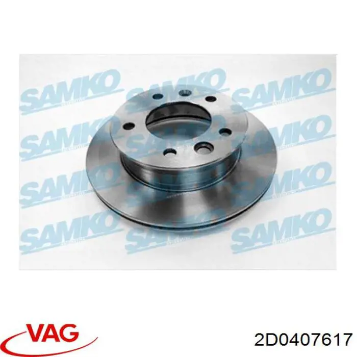 Купити 2D0407617 VAG Маточини передніх коліс