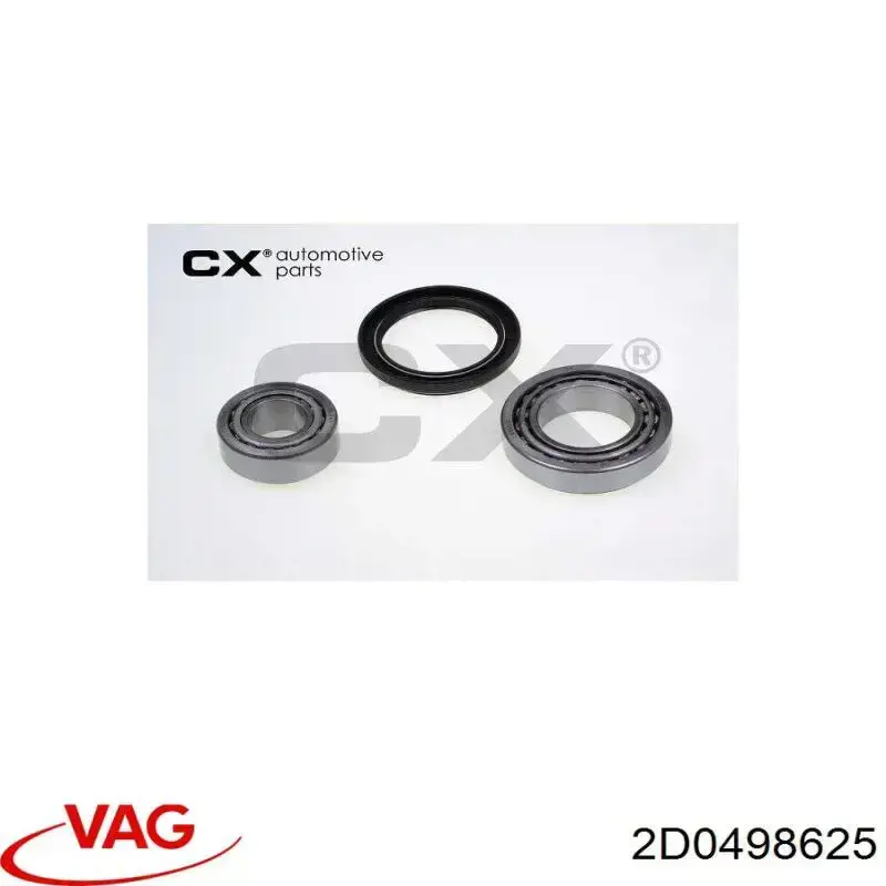 Підшипник ступиці 2D0498625 VAG