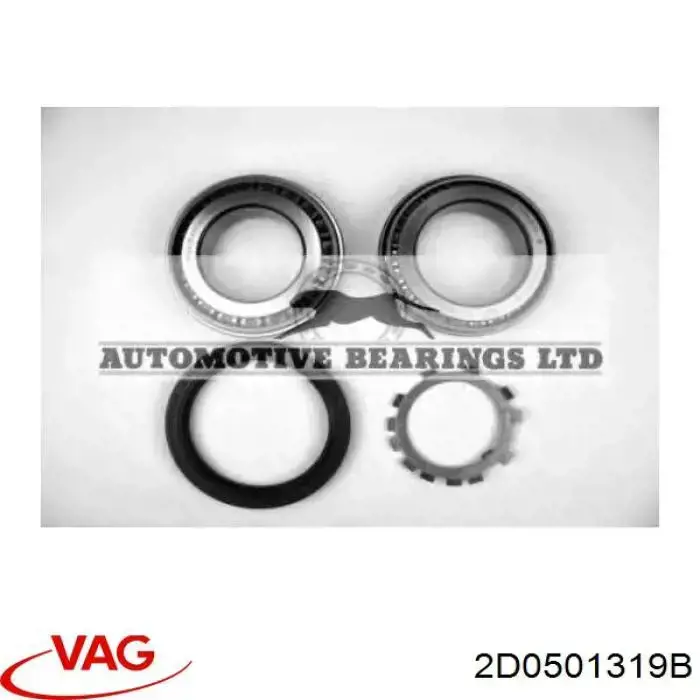 Купити 2D0501319B VAG Підшипник ступиці передньої