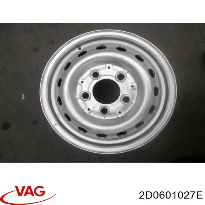 2D0601027E VAG диск колісний стальний (штампований)