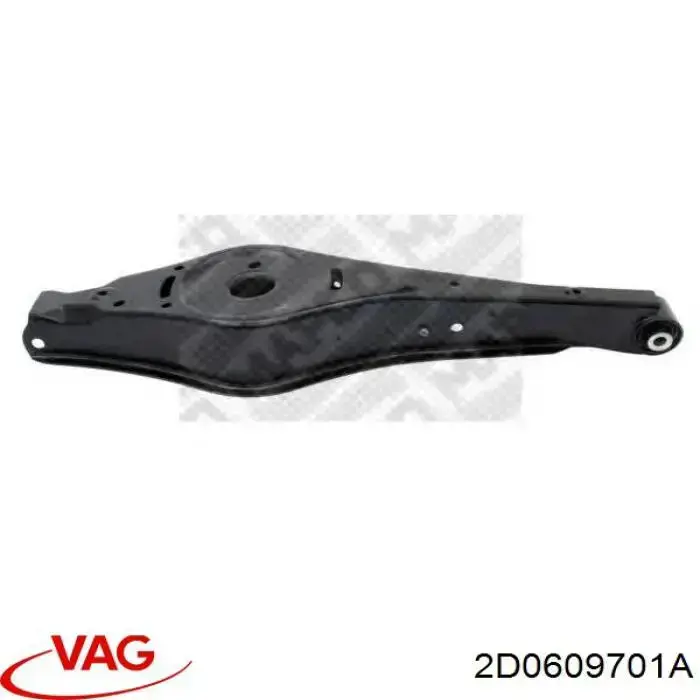 Трос ручного гальма передній 2D0609701A VAG