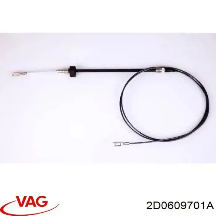 Трос ручника передній VAG 2D0609701A