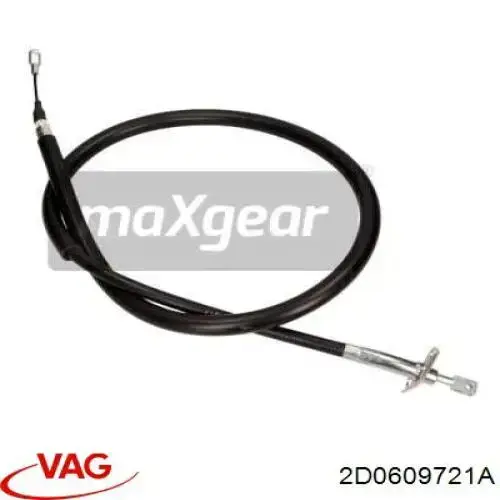 Трос стоянкового гальма задній лівий VAG 2D0609721A ціна, від 14.12 USD
