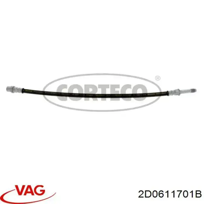 Гальмівні шланги передні 2D0611701B VAG