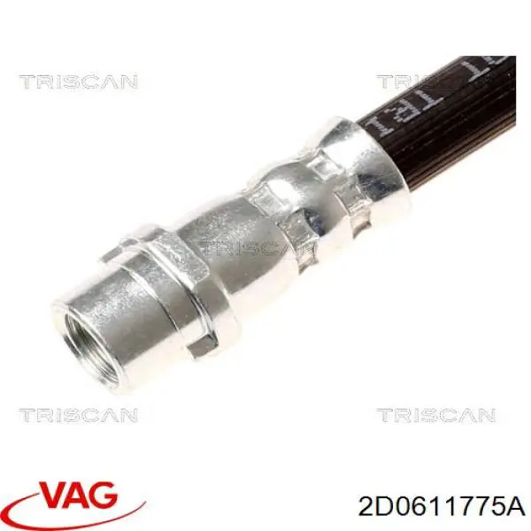 Шланг гальмівний задній VAG 2D0611775A ціна, від 6.04 USD