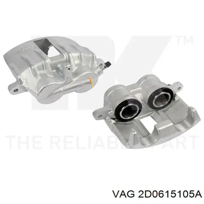 Супорт гальмівний передній лівий VAG 2D0615105A ціна, від 53.11 USD