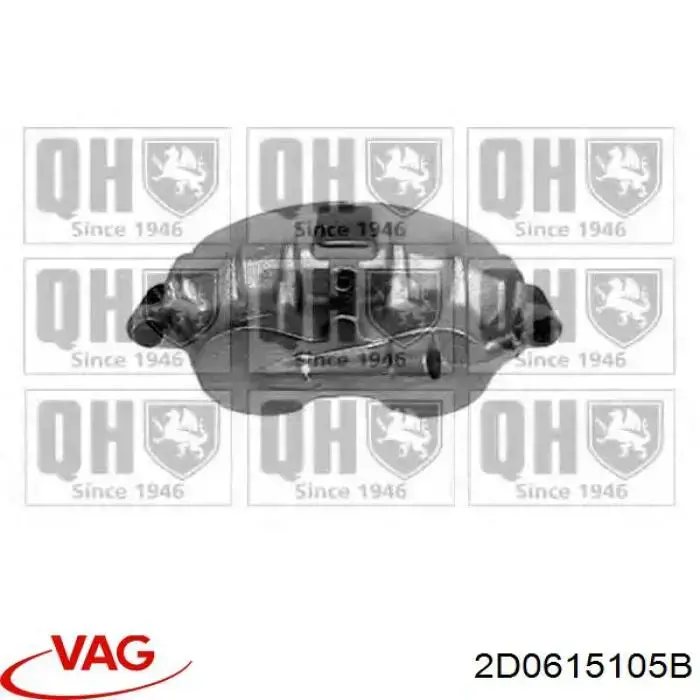 Супорт гальмівний передній лівий VAG 2D0615105B ціна, від 53.37 USD