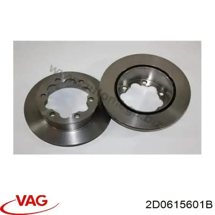 Гальмівні диски 2D0615601B VAG