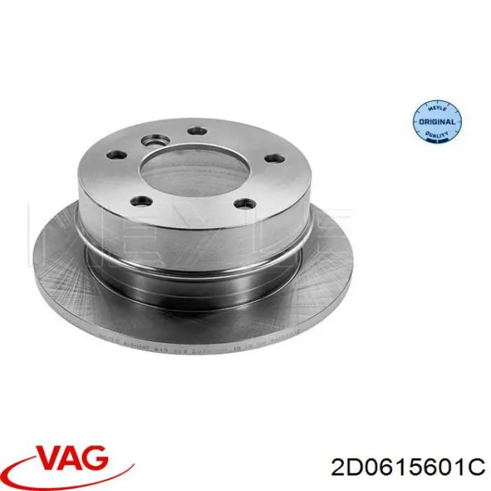Задні дискові гальма VAG 2D0615601C ціна, від 40.24 USD