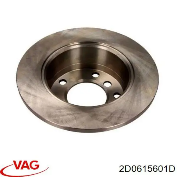 Купити 2D0615601D VAG Диск заднього гальма