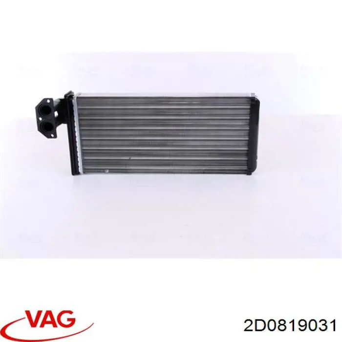 Радіатор пічки (обігрівача) VAG 2D0819031 ціна, від 32.01 USD