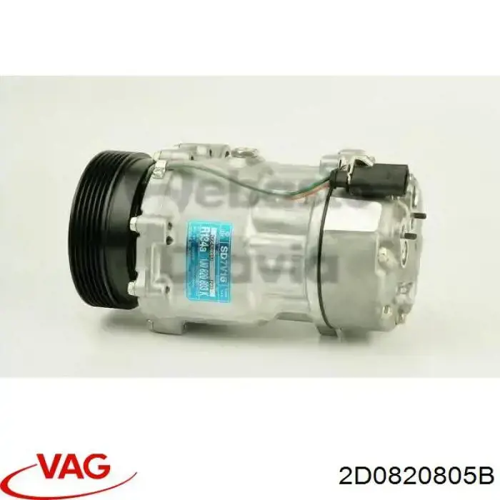 Купити 2D0820805B VAG Компресор кліматичної установки