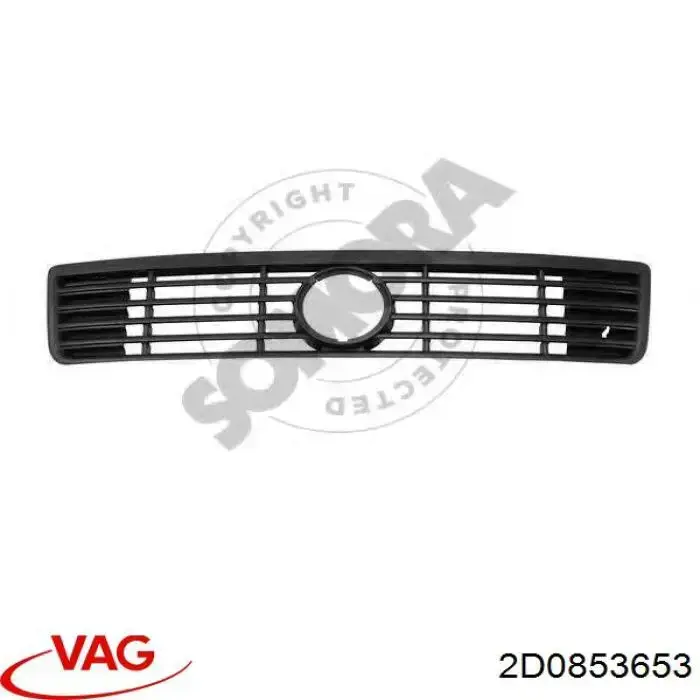 Облицювання радіатора VAG 2D0853653 ціна, від 28.52 USD
