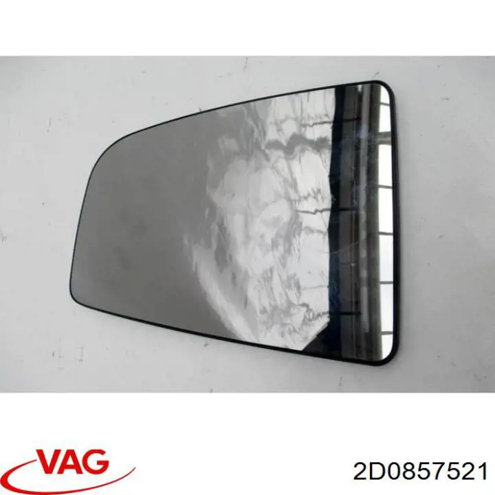 Купити 2D0857521 VAG Дзеркальний елемент дзеркала заднього виду, лівого