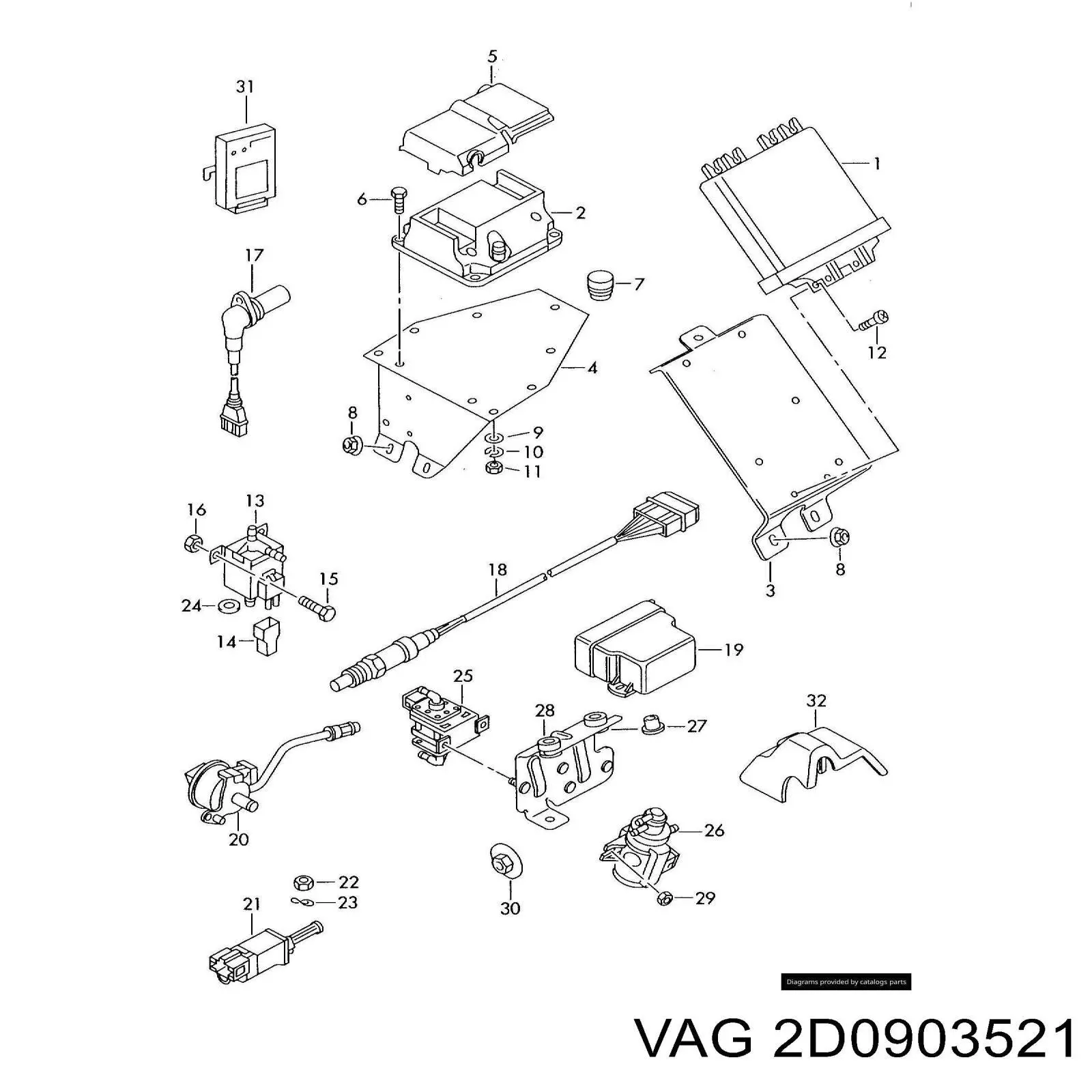 2D0903521 VAG 