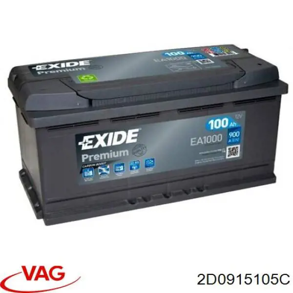 Купити 2D0915105C VAG Автомобільна батарея
